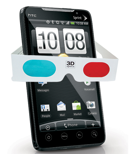 HTC EVO 3D Android smartphone